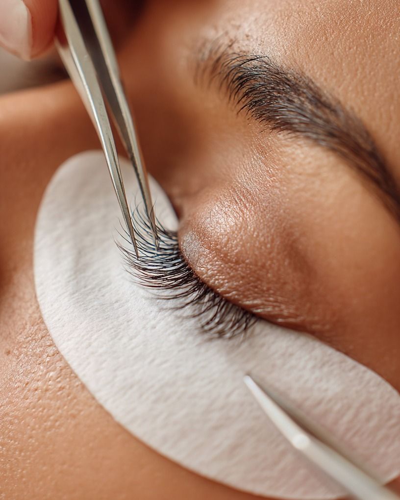 Eyelash extensions Lumberton TX – volume lash set at Fairy Lashes & Brows