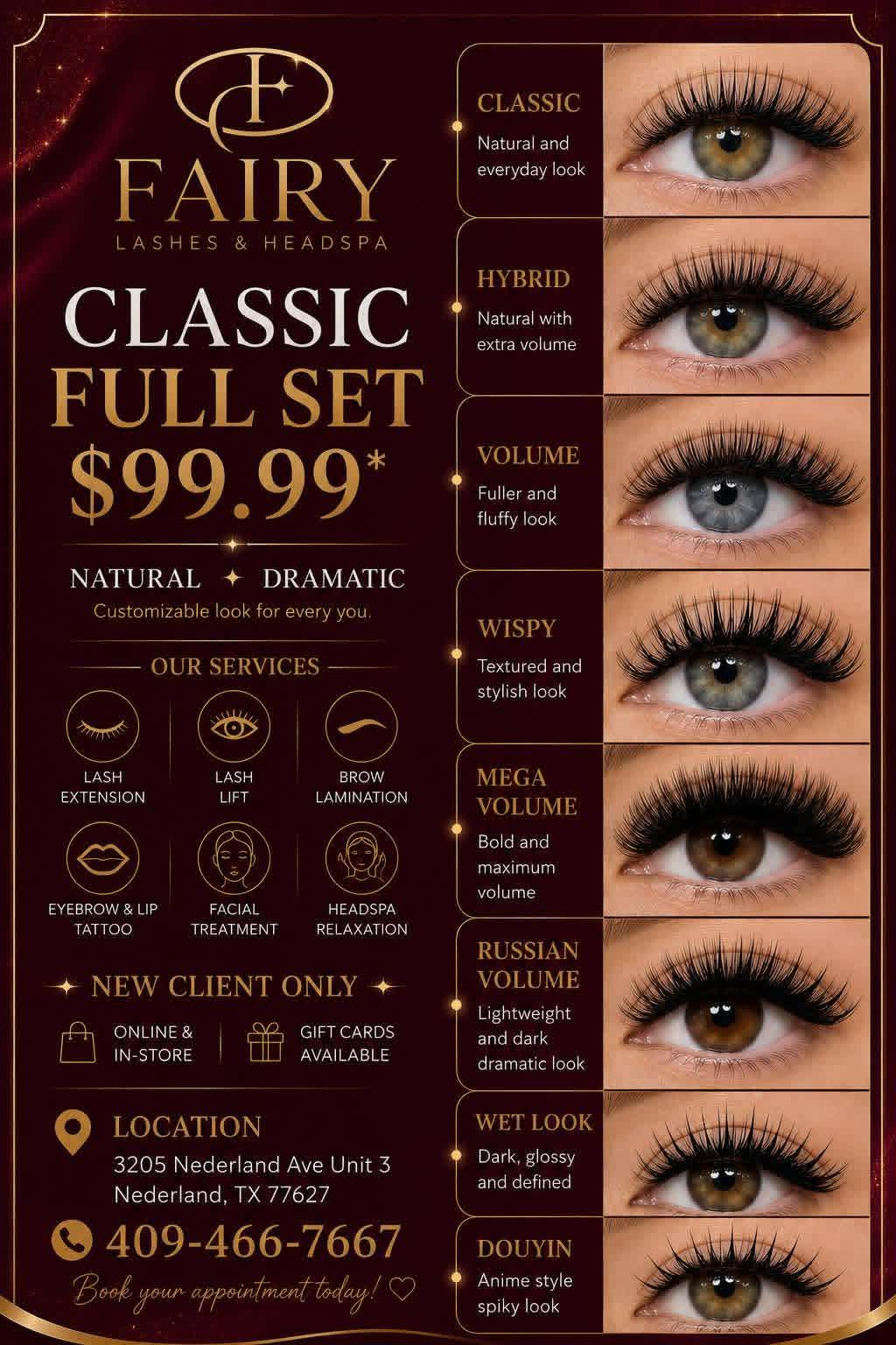 Fairy Lashes & Brows lash and brow studio in Lumberton TX