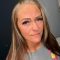 Client selfie after eyelash extensions at Fairy Lashes & Brows, Lumberton TX